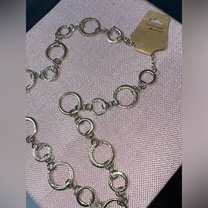 Elegant golden Circle Link belt for the waist